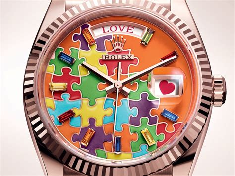 rolex quadrante puzzle|rolex day date puzzle dial.